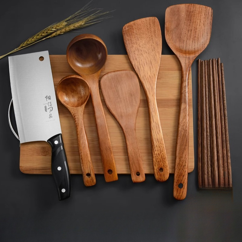 conjunto completo de cuchillos de cocina domésticos, cuchillos de cocina, utensilios de cocina, platos de cocina, cocina de arroz, cocina de cocina, conjunto de cuchillos de cocina