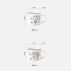 A Creative Family Family Parent -Child Cup Sanwukou Set Family Drinking Water Ceramic Breakfast Beach Cup
