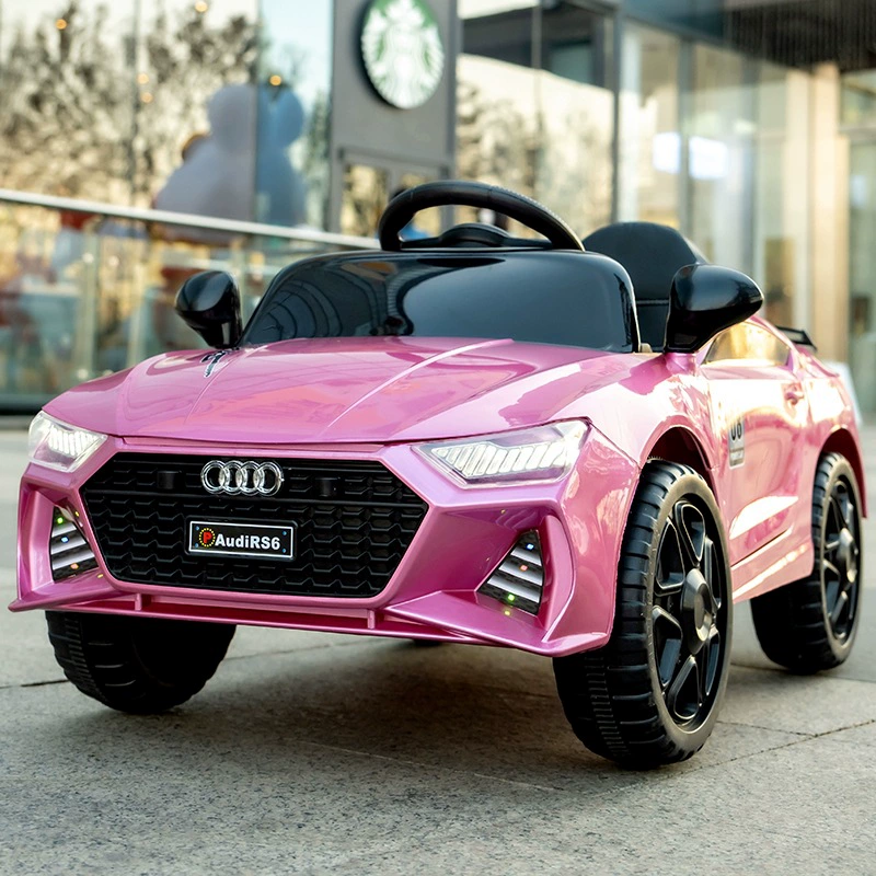Электрический детский автомобиль Audi на 4 колёсах, пульт и управление через приложение, 1–2 мотора