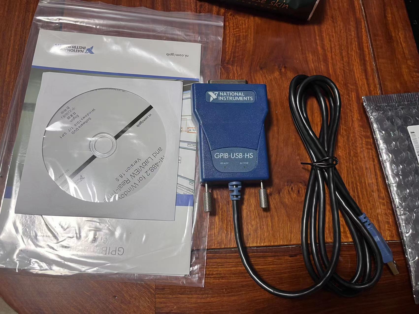 NI GPIB-USB-HS, USB-HS card GPIB to USB interface GPIB card