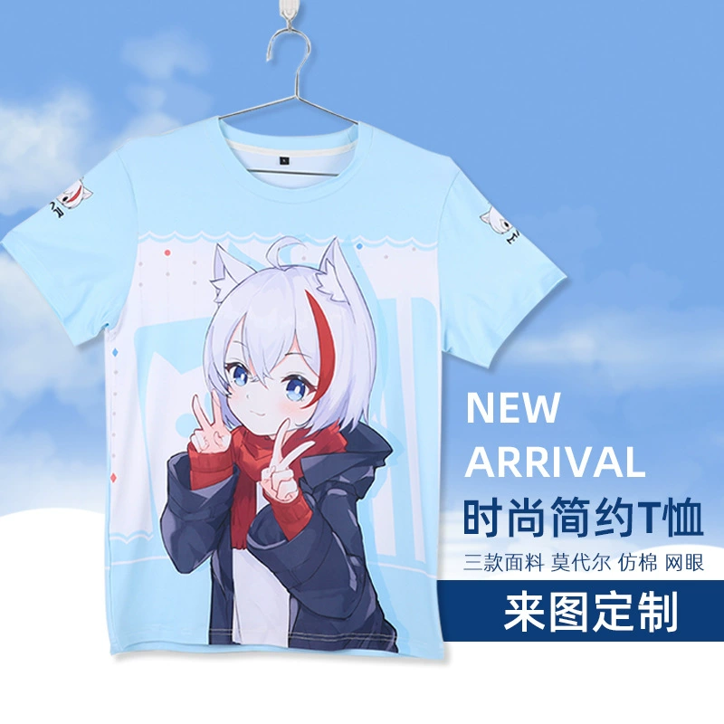 Полноцветная футболка с круглым вырезом и короткими рукавами Футболка для пары, рекламная рубашка с анимационной культурой, юбилейная Спортивная футболка Comic-Con, юбилейная классная одежда