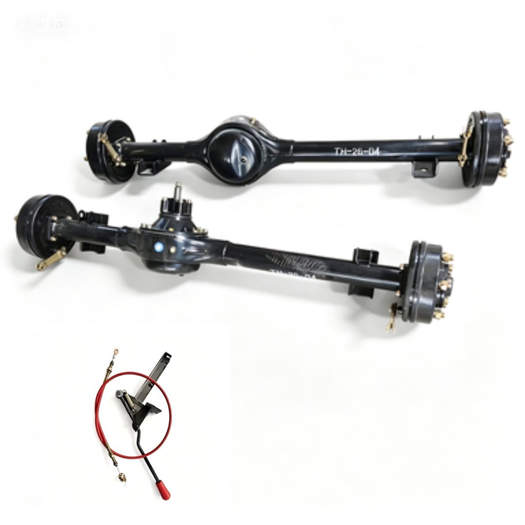 Three-Wheel Motorcycle 160 Drum Brake Non-Shifting Rear Axle Assembly Wholesale and Retail In-Stock Supply Front and Rear Axles