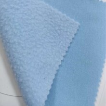 一体绒330克棉摇粒针织卫衣套装保暖面料单面摇粒绒服装童装外套