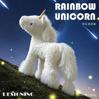 Плюшевая игрушка-единорог (rainbow pony) — подвеска 12 см и плюш 25 см, мягкая кукла