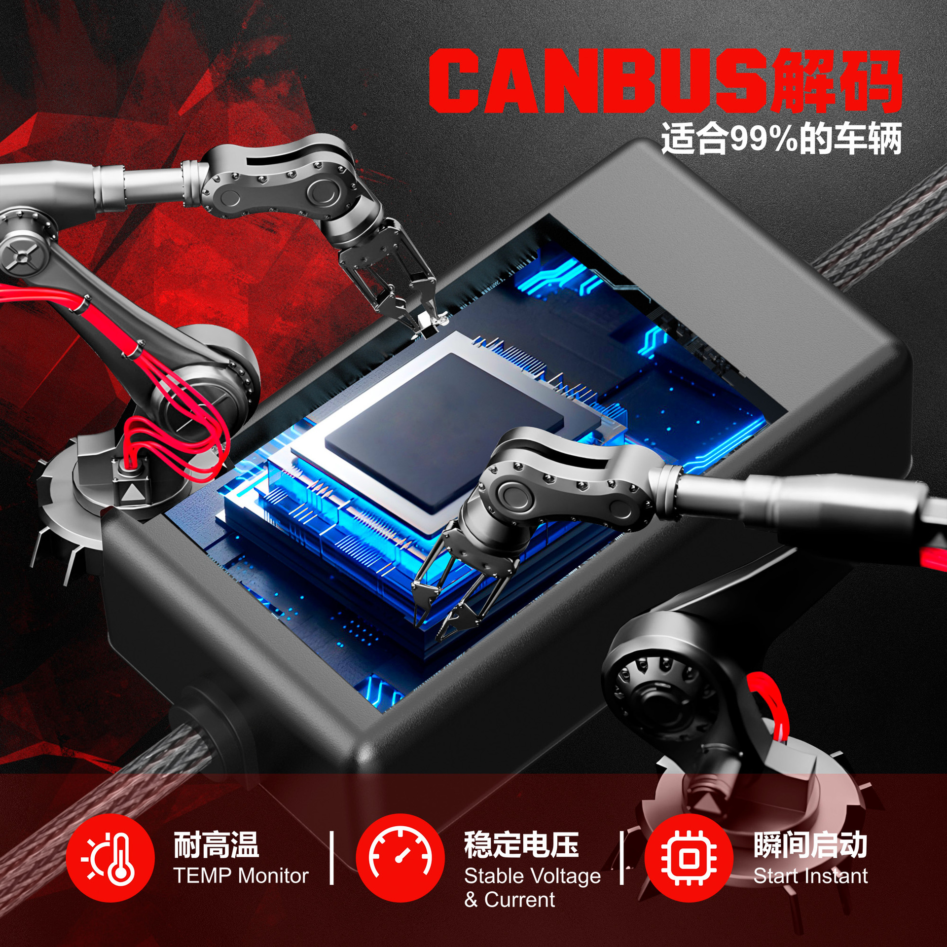 Cross-Border Supply of Automotive Led Headlights H7 H1 H4 9005 9012 Super Bright 100W High Power Headlights