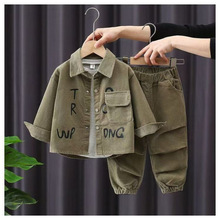 童装男童套装秋装儿童外套上衣裤子休闲运动两件套宝宝衣服春秋季