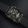 Mark Ed Faye brand watch man fully automatic Mechanical watch wholesale square Dial Tourbillon waterproof watch