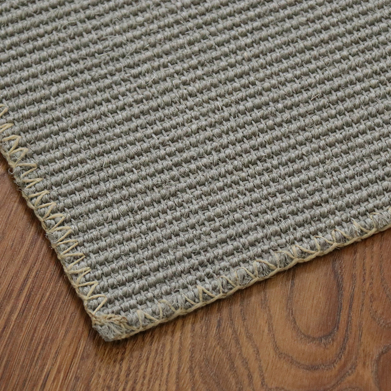 Sisal alfombra sala de estar mesa de café de algodón de lino costura nórdico estilo japonés casa tatami dormitorio balcón estudio alfombra