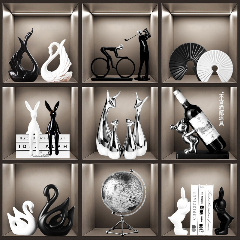 Light Luxury Home Furnishings, Tv Cabinets, Wine Cabinets, Living Room Decorations, Modern Sideboards, Entrance Decorations