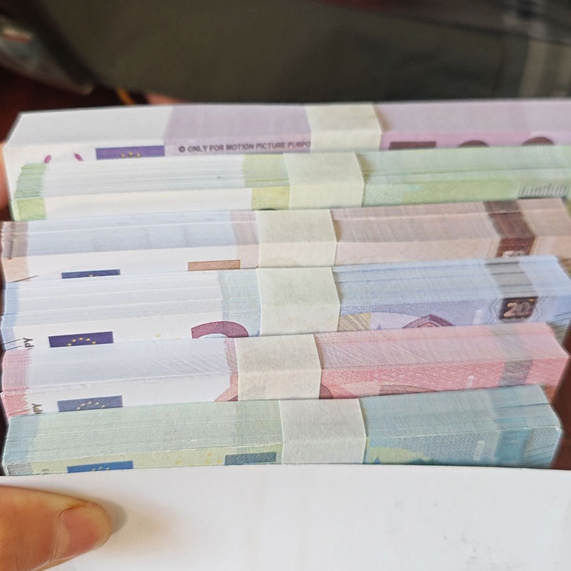 跨境亚马逊欧元卡片印刷直播道具短视频漫展拍摄摆件酒吧婚庆广告