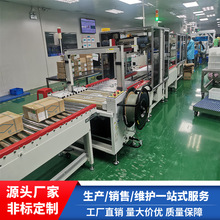 全自动包装流水线智能化包装生产线后段栈板包装线源头厂家可定制