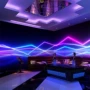 3d立体酒店酒吧网吧墙布