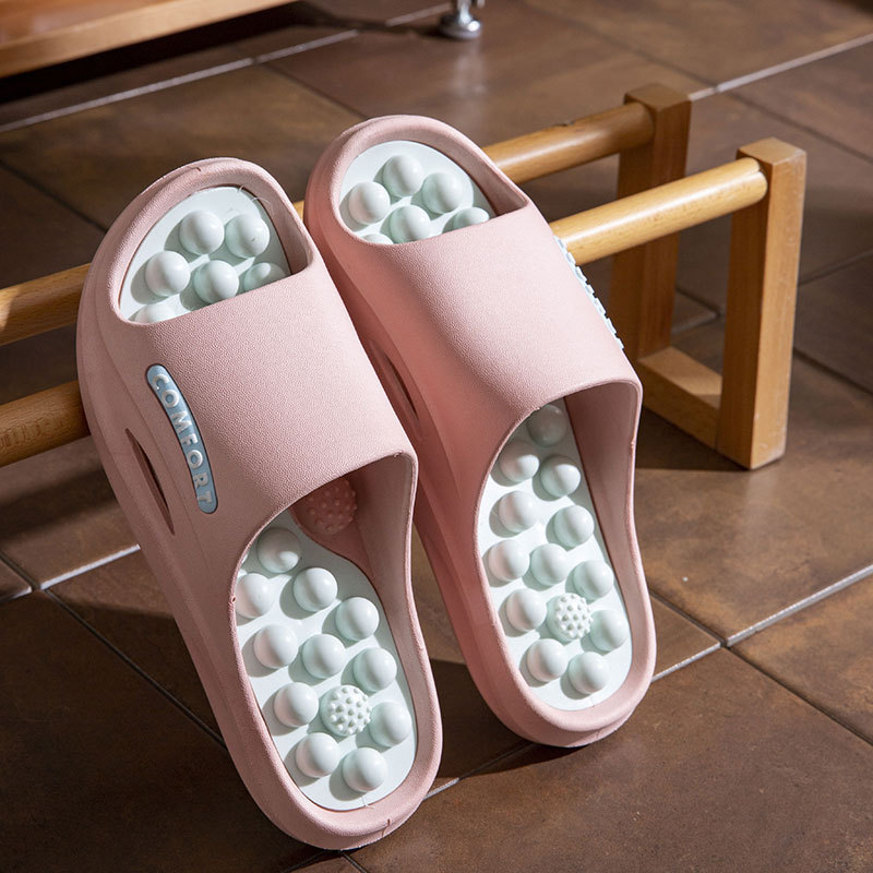 Massage Slippers 2025 New Model Men's Foot Acupoint Couple's Outdoor Non-Slip Comfortable Bathroom Sandals Women's Waterproof