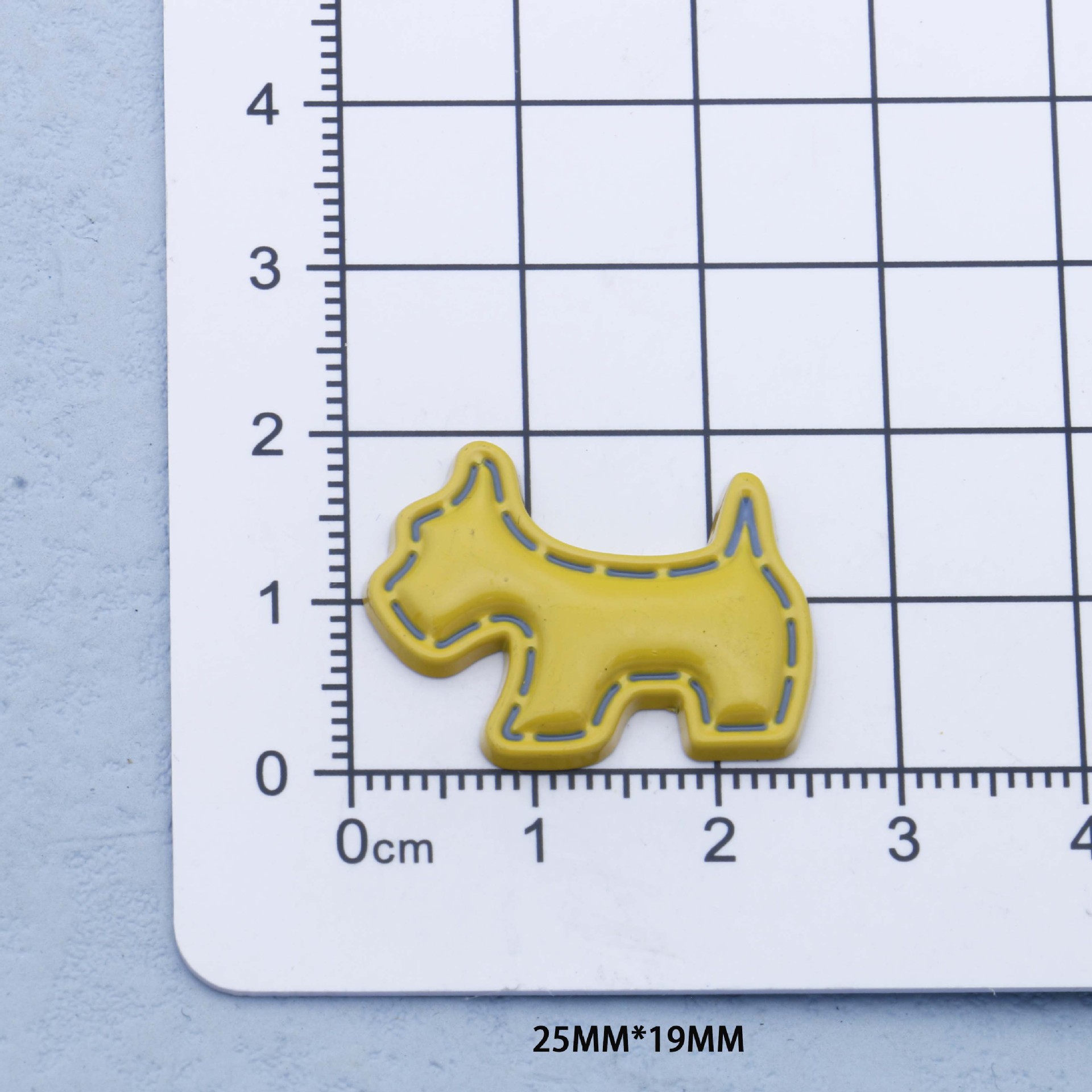 강황색 강아지 (25*19mm)