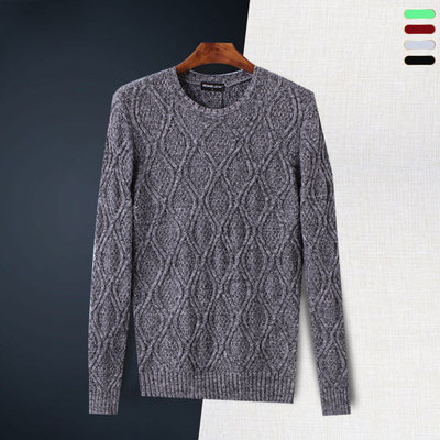 leisure time Twist T-shirts Socket man sweater 2021 Autumn new pattern Easy keep warm Long sleeve lovers Sweater On behalf of