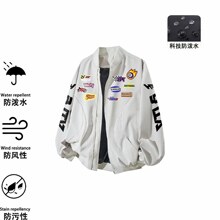 网红男女同款2025爆款休闲飞行员机车服外套立领潮款