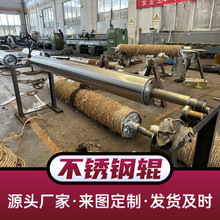 不锈钢滚筒导布辊镀铬辊镜面辊加热辊冷却辊 网纹辊压花辊轴压辊
