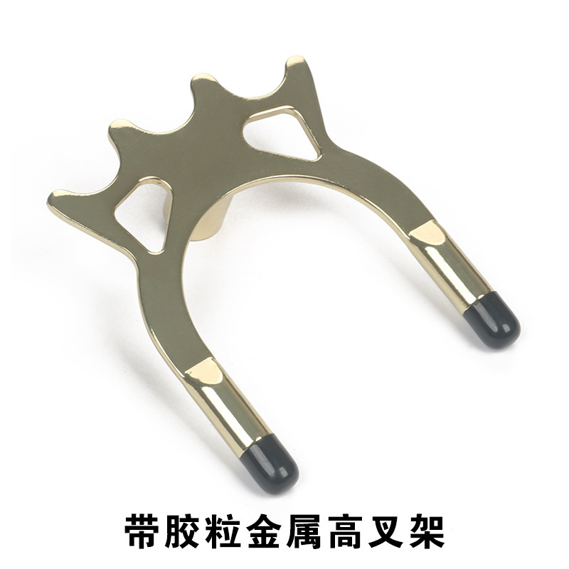 Metal high forks with glue particles