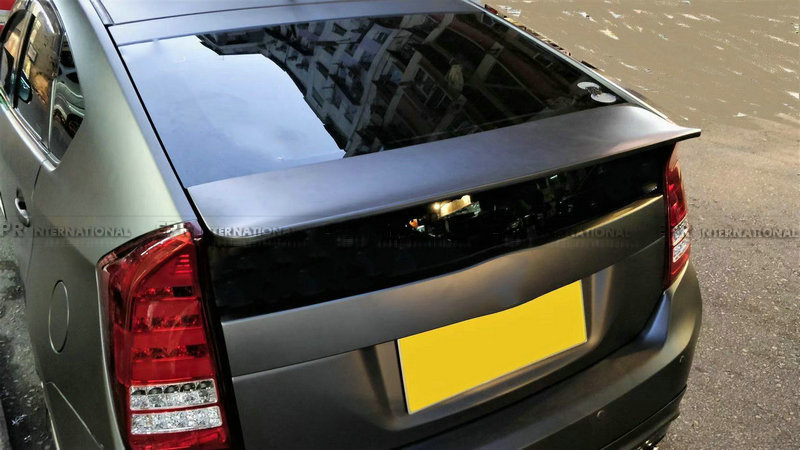 Suitable for Toyota Prius Zvw30 Modification Carbon Fiber L-Style Rear Wing Rear Fixed Wing Non-Destructive Installation