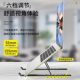 Single fork N3 aluminum alloy notebook bracket 6-speed adjustment portable folding desktop tablet computer cooling base