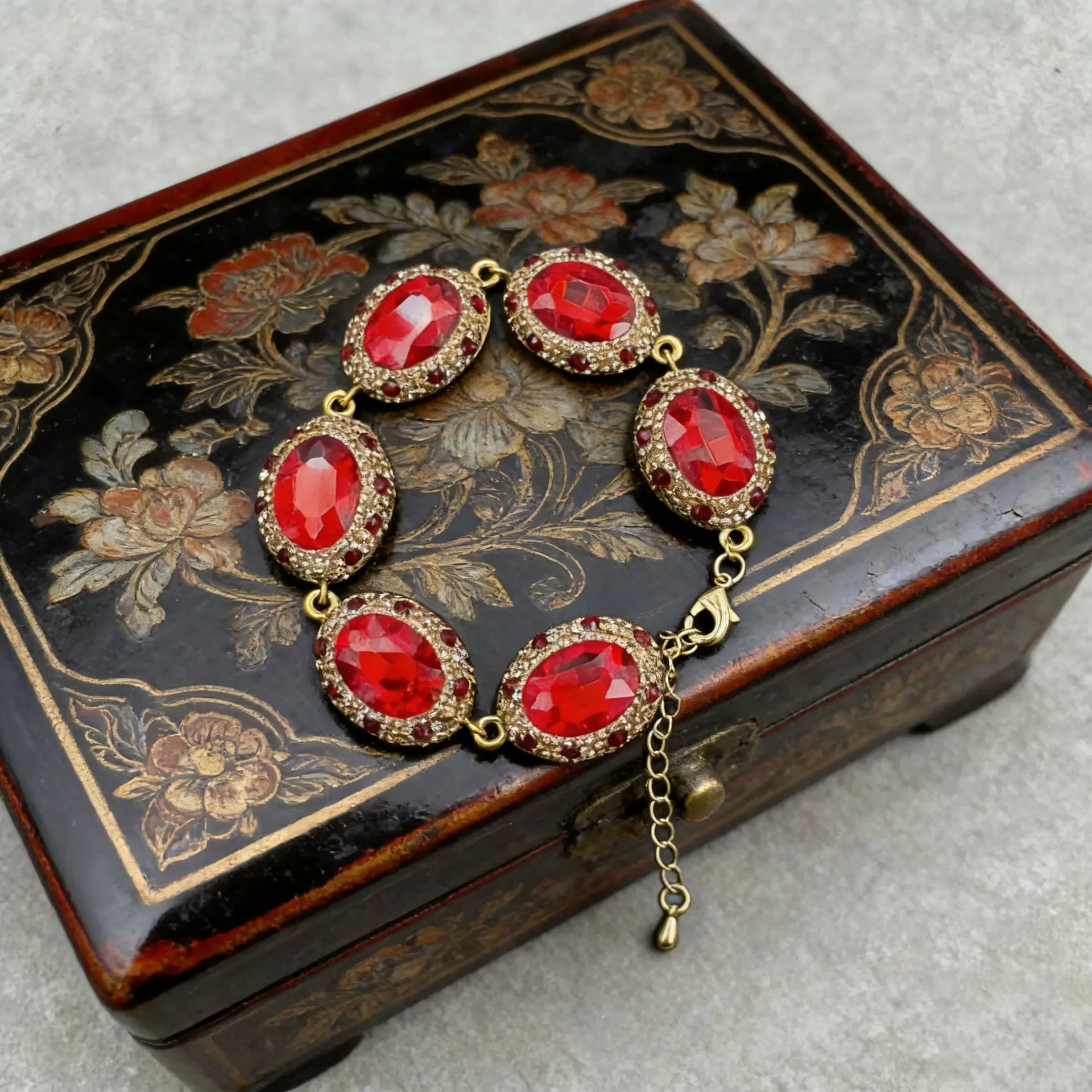 彩色多巴胺手链施华水晶捷克钻手串中古珠宝小众饰品首饰工厂批发