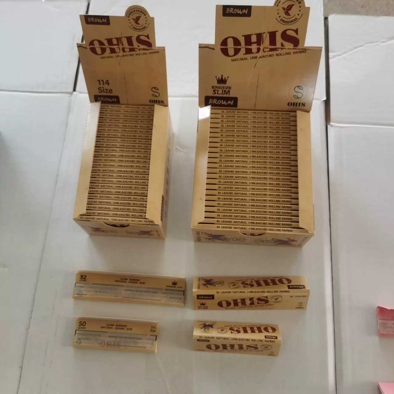 烟 纸rolling paper原色木浆纸 米纸KING SIZE手卷纸110mm预卷纸