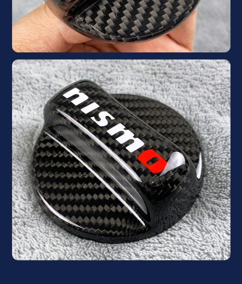 Suitable for Nissan Sylphy, Teana, Patrol, Tiida, Gtr350370Z, Qashqai, Bluebird, X-Trail Fuel Tank Cap Carbon Fiber