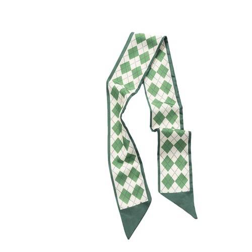 Factory direct sales Mid-Autumn Festival gift box decoration silk scarf long streamer ponytail bow letter headband