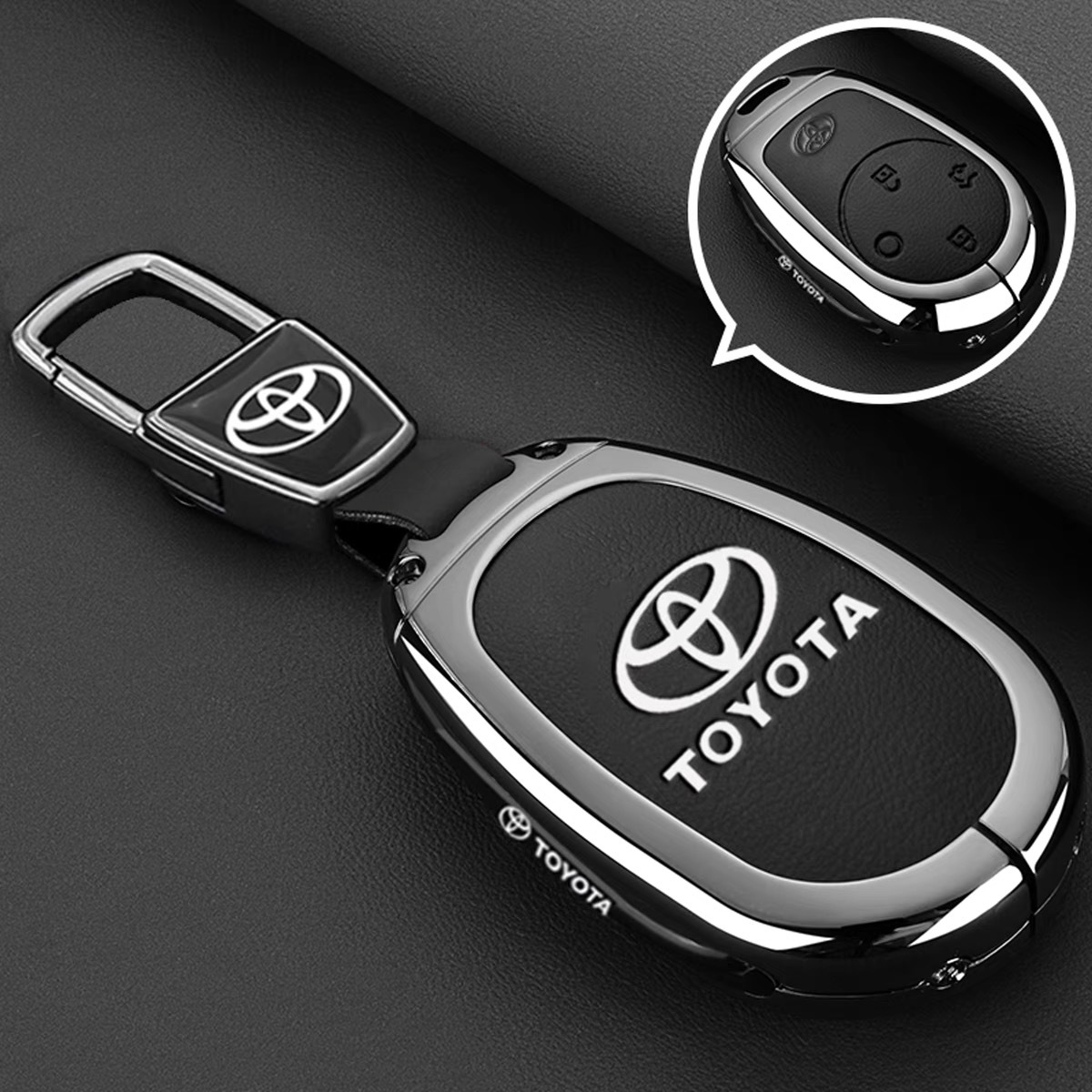 블랙 가죽(자동차 버클)