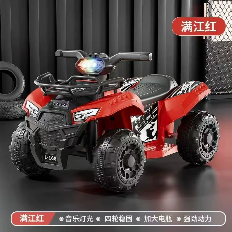 Оптовая продажа с фабрики, детский электрический мотоцикл, внедорожный четырехколесный автомобиль, детский мотоцикл ATV, детский электромобиль