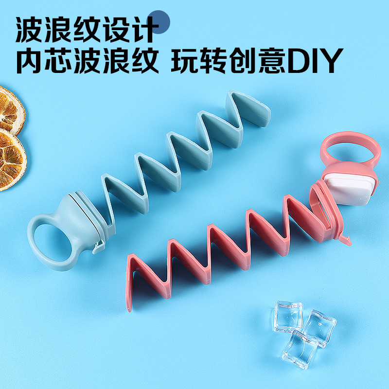 跨境新品塑料冰格创意家用酒吧制冰冰块冰棒模具自制速冻制冰格盒|undefined