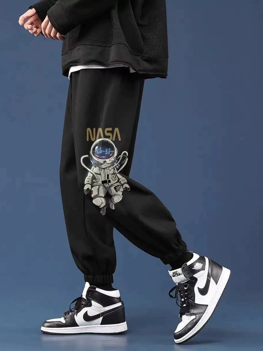 Мужская летняя износостойкая эластичная тонкая модная универсальная trousers, обтягивающие, оверсайз