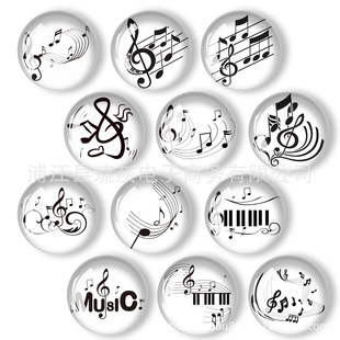 Customers can make black and white notes for artwork crystal glass refrigerator magnets whiteboard stickers Amazon souvenirs