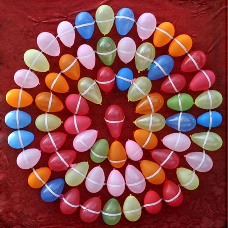 Color Big Three látex globo mercado nocturno puesto objetivo globo feria del templo lleno de agua pistola globo al por mayor