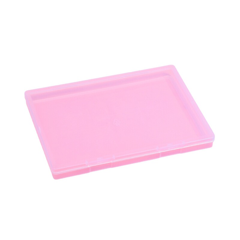 長方形の透明なつや消しのアクセサリの部品の収納箱のプラスチックの平たい箱の文房具の包装箱の空の箱のアマゾン|undefined