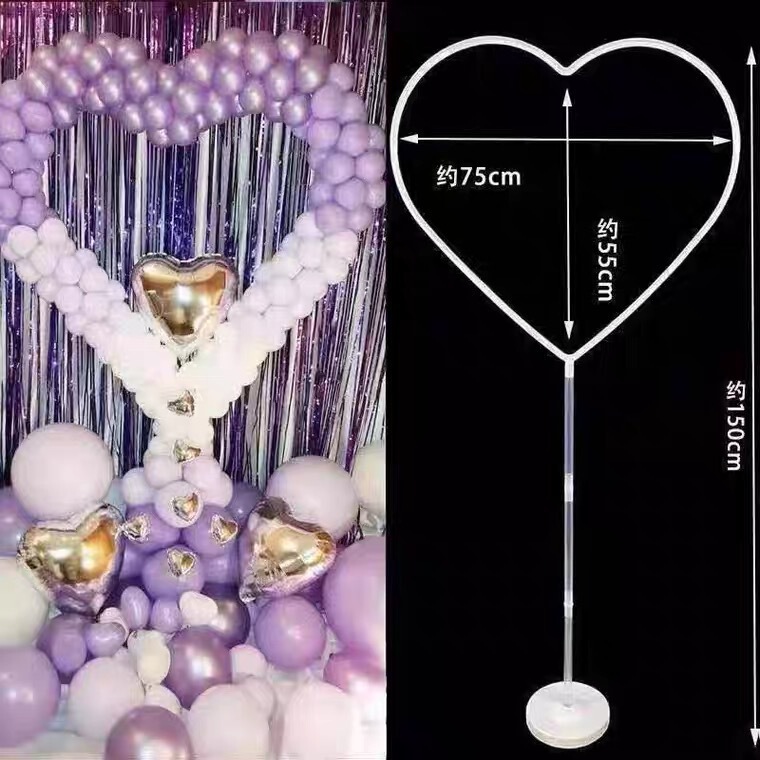 バルーンホルダーテーブルコラム地上浮遊1歳の誕生日パーティーシーン装飾アレンジメント婚約結婚式バルーンホルダーバー|undefined