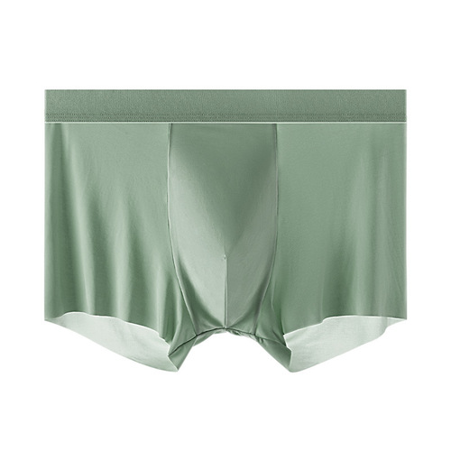 Ice silk underwear men's 5A antibacterial mulberry silk men's underwear cool feeling air-conditioned summer underwear men's factory wholesale
