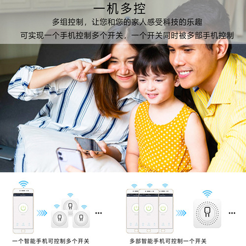 Doodle WiFi Smart Mini Switch and Relay with Zigbee 1/2/3/4-Channel Dimmer Box, Voice Control Supported