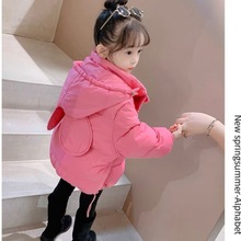 女童棉服冬裝2022韓版新款小女孩洋氣加厚棉衣外套兒童羽絨棉襖潮