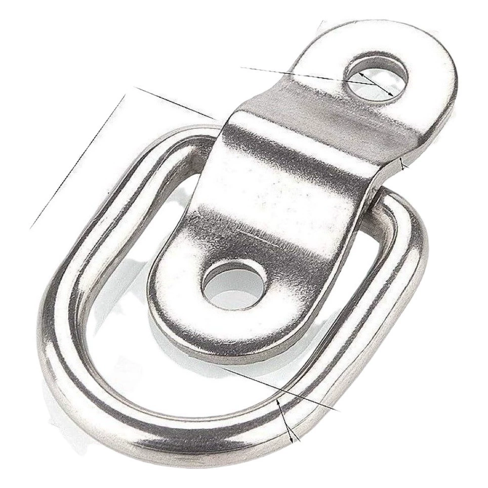 Многофункциональная D-образная тяговое кольцо Пряжка для троса грузовой прицеп анкерная точка треугольный крюк грузовик прицеп тяговое кольцо Канатный крюк