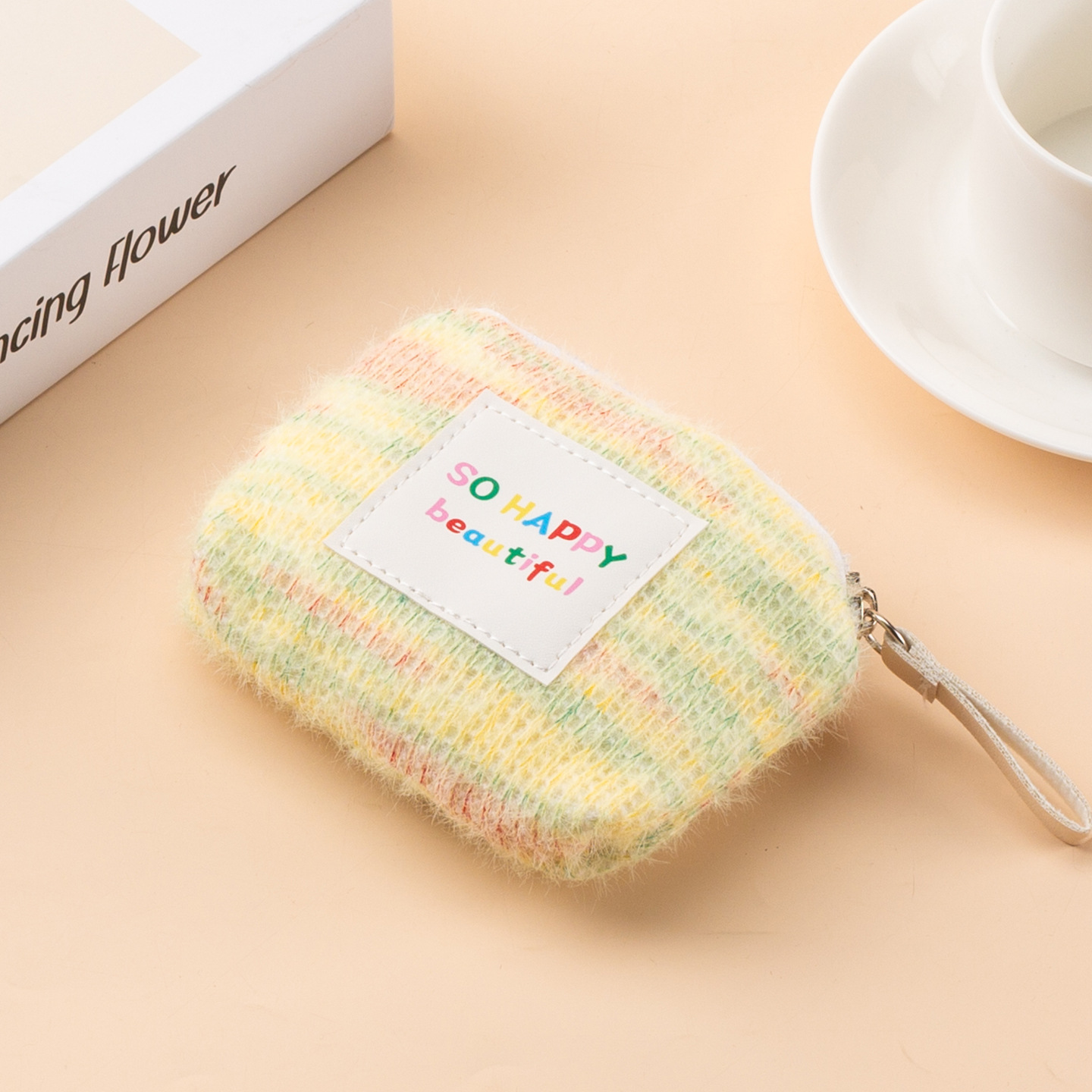 Xiaoxiangfeng creativo lindo portátil adecuado inalámbrico auriculares bluetooth cubierta protectora bolsa de tela suave bolsa de peluche bolsa de lápiz labial bolsa de almacenamiento