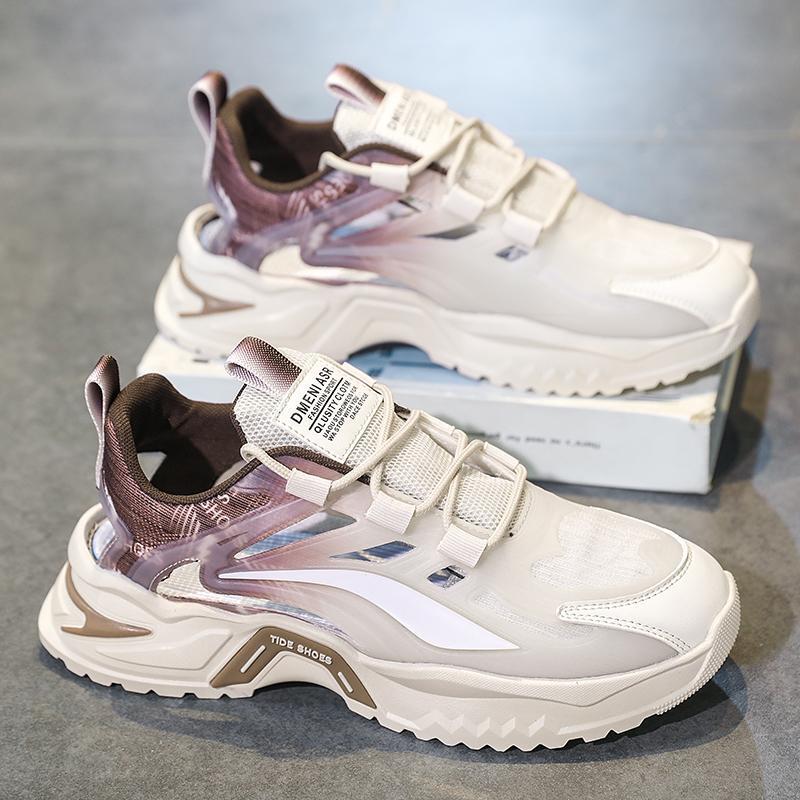 2025 Summer New Breathable Mesh Sports Shoes Fashion Trendy Versatile Thick-Soled Casual Running Dad Shoes