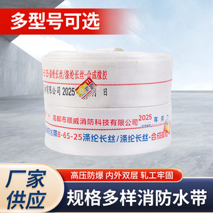Fire Hose Household Commercial High-Pressure Water Bag 2.5inch Fire Hydrant Equipment Box Water Pipe Water Gun Head Interface