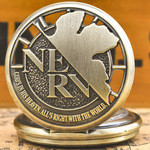 新世纪福音战士NERV手办周边动漫动画学生考试创意怀表挂表项链表