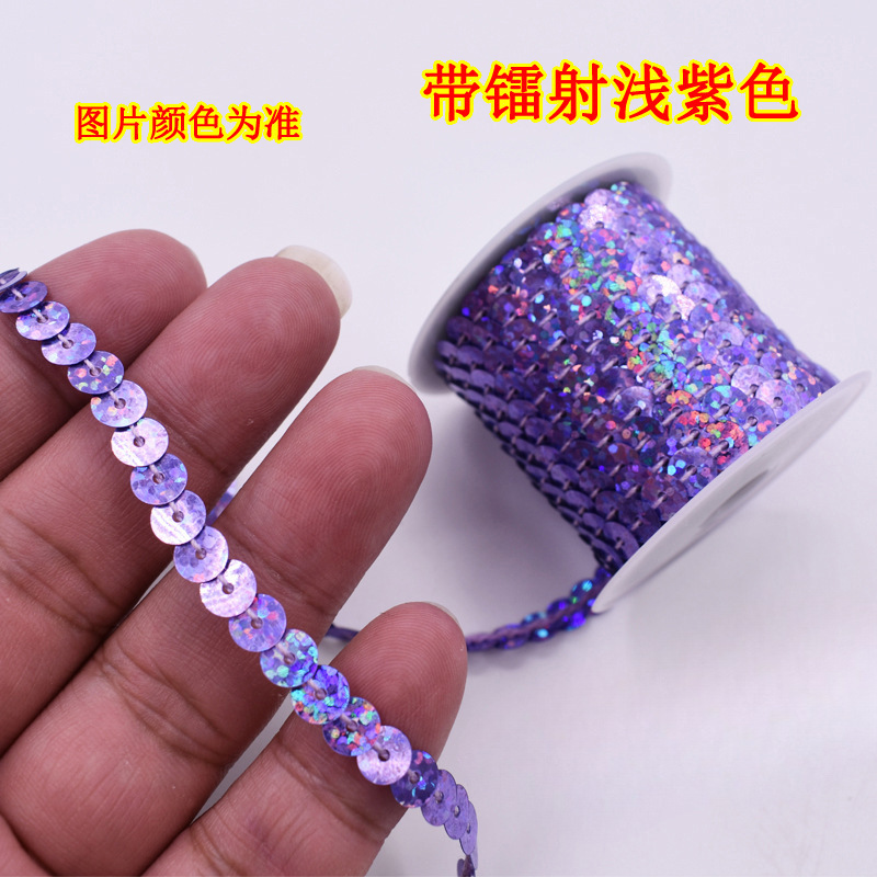 1 cuentas de escenario de encaje de metros de longitud de suministros de eje multicolor de sequinilla 4 nuevos accesorios hechos a mano