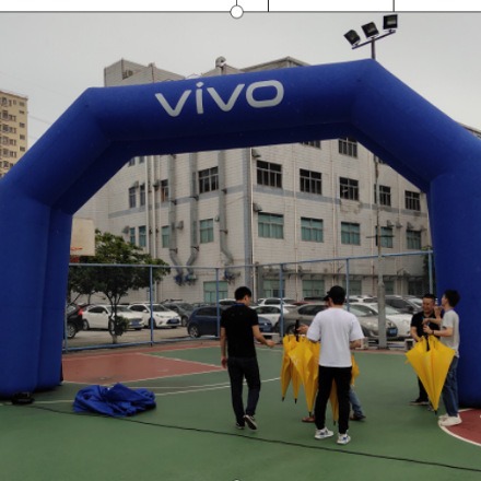 充气6/8/10米步步高OPPO手机拱门开业手机彩虹门气模拱门厂家直销