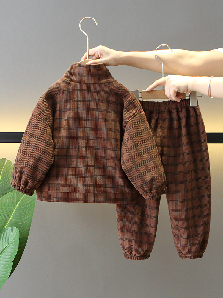 6202 Traje de primavera y otoño para niños 2025 nuevo estilo de otoño para bebés image 4