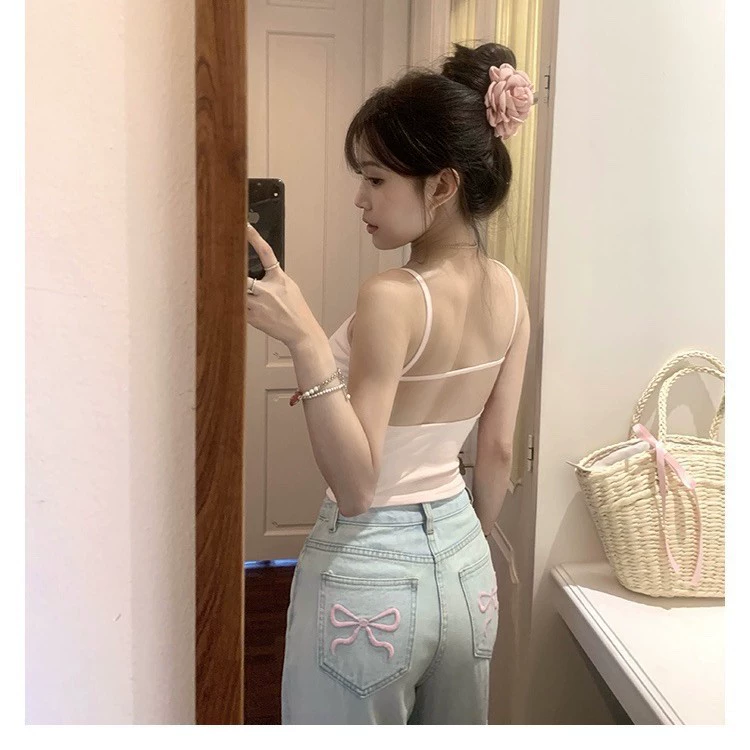 Чистый желательный камзол жилет сексуальная горячая девушка с полой спиной с грудным ковриком