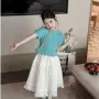 蕾丝女童春季休闲毛衣