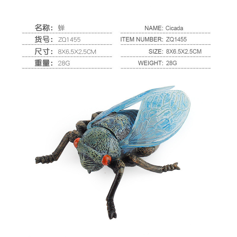 Sólido artificial abeja araña mariposa Naruto ciempiés insecto modelo animal juguete de los niños arena bandeja Decoración